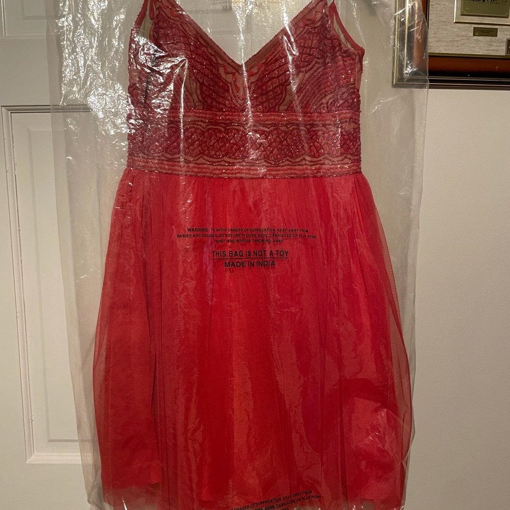 Adrianna papell red dress